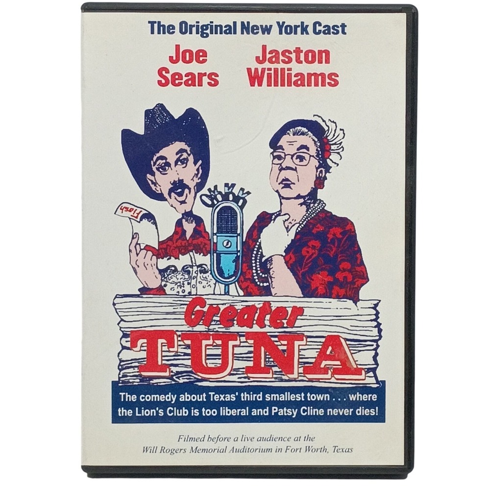 Greater Tuna (DVD, 1994) Comedy Joe Sears Jaston Williams